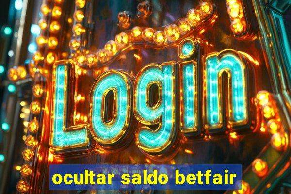 ocultar saldo betfair